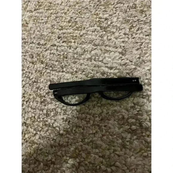 Vintage American Optical Cat Eye Eyeglasses Frames 1950s Rockabilly Black - Picture 2 of 3